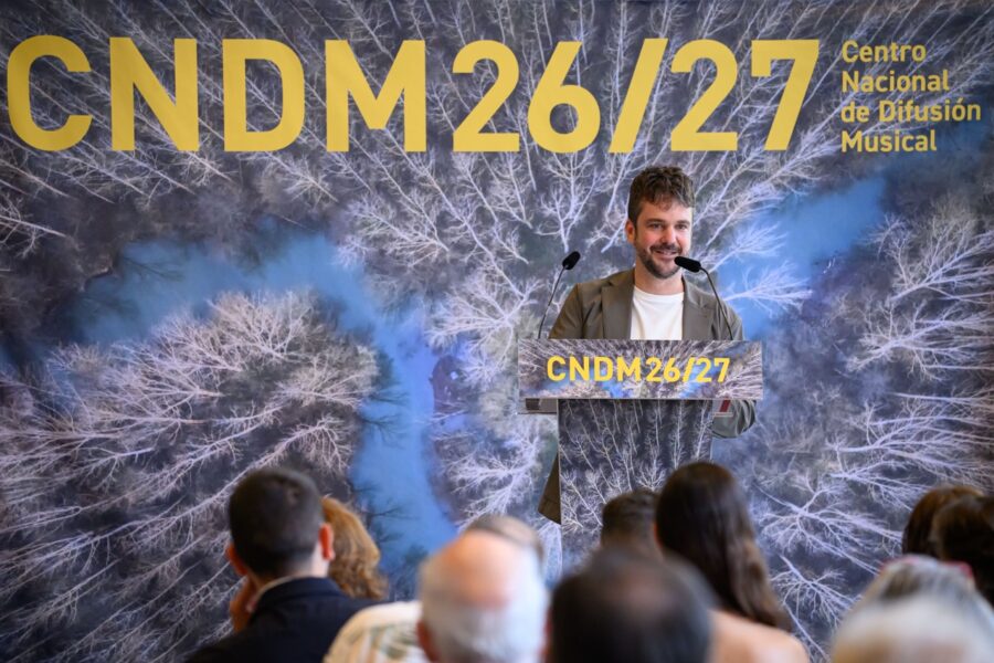 Jorge Losana durante la presentación del CNDM 26/27 © Rafa Martín